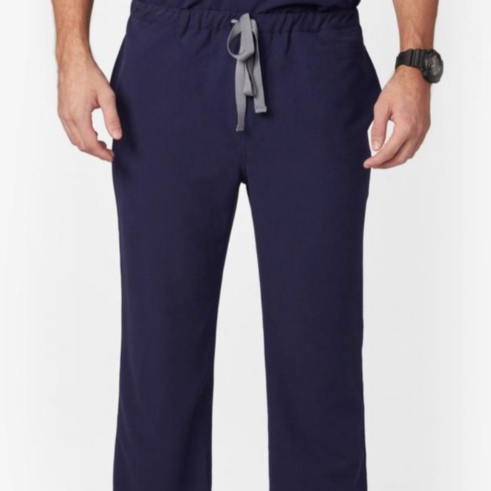 FIGS Mens Pisco Scrub Pants (small, navy)